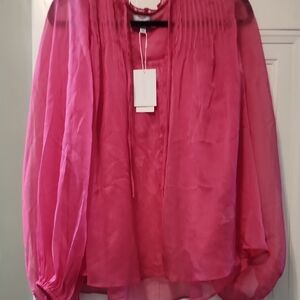 Lucy Paris Vibrant Pink Blouse